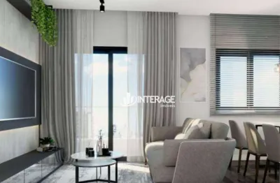 Apartamento com 1 quarto à venda, 33 m² por r$ 301.275 - santa quitéria - curitiba/pr