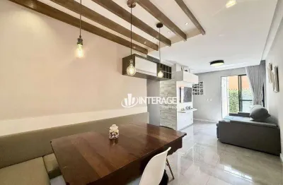 Apartamento garden com 2 dormitórios à venda, 49 m² por r$ 415.000,00 - santa felicidade - curitiba/pr