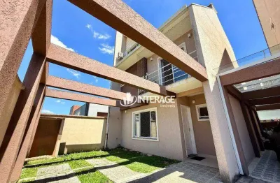 Sobrado com 3 quartos à venda, 150 m² por r$ 779.000 - santa felicidade - curitiba/pr