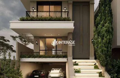 Casa com 3 dormitórios à venda, 195 m² por r$ 1.890.000,00 - santa felicidade - curitiba/pr