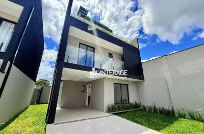 Sobrado com 3 dormitórios à venda, 139 m² por r$ 940.216 - santa felicidade - curitiba/pr