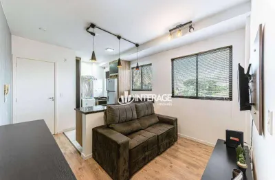 Apartamento com 1 quarto para alugar, 34 m² por r$ 3.452/mês - novo mundo - curitiba/pr