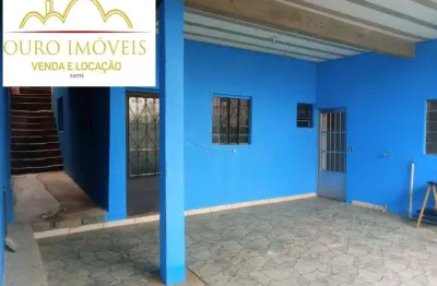 Casa de 02 quartos, sala, cozinha, área de serviço, varanda