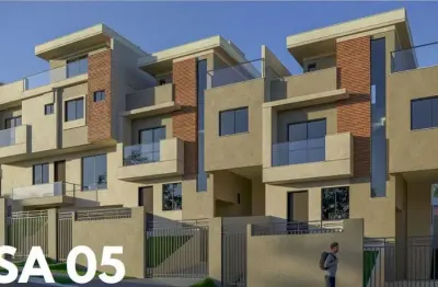 Casa com ático com 3 quartos, 4 banheiros, 2 vagas a partir de r$ 1.060.000