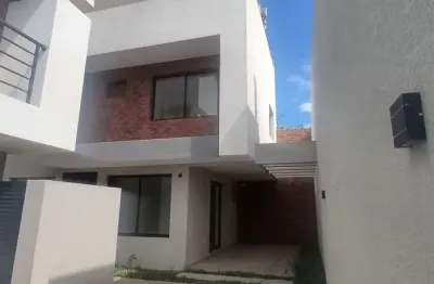 Sobrado charmoso novo no sta. quitéria no condominio residenz lamm