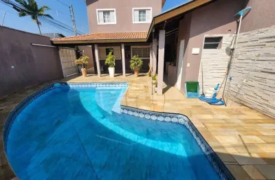 Oportunidade - sobrado com 4 dormitórios sendo 1 suíte, piscina, quintal área gourmet