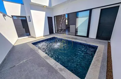 Oportunidade - casa térrea com 3 suites e piscina no condomínio parque das araucárias em tremembé sp