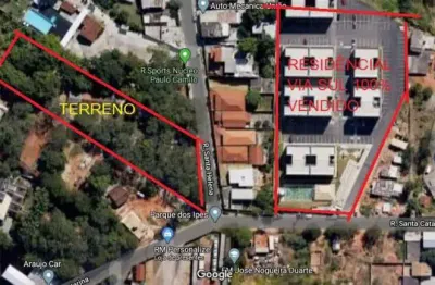 Terreno à venda na Rua Santa Helena, Paulo Camilo, Betim