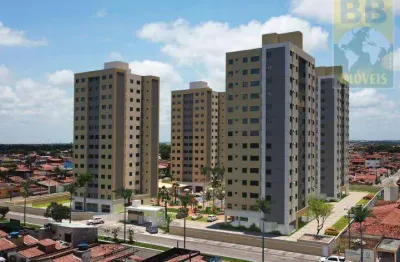 Apartamento com 2 quartos à venda na rua joel imperador, 160, rosa dos ventos, parnamirim por r$ 247.701