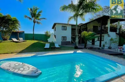 Casa para venda em tibau do sul, pipa, 3 dormitórios, 2 suítes, 3 banheiros, 9 vagas
