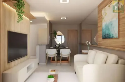 Apartamento para venda em natal, ponta negra, 2 dormitórios, 1 suíte, 2 banheiros, 1 vaga