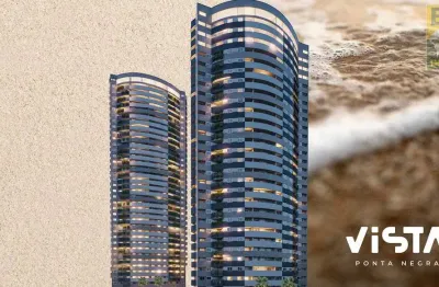 Apartamento com 2 quartos à venda na rua poeta bosco lopes, 80, ponta negra, natal por r$ 453.220