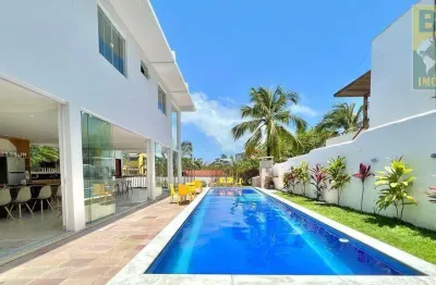 Casa em condomínio fechado com 5 quartos à venda na dos flamingos, n/s, pipa, tibau do sul por r$ 2.450.000