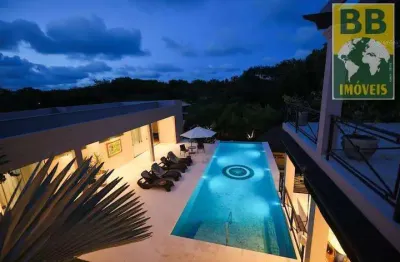 Casa em condomínio fechado com 4 quartos à venda na da gameleira, 01, pipa, tibau do sul por r$ 5.900.000