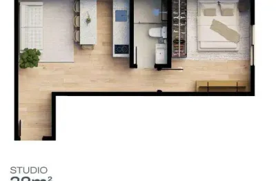 Flat com 1 quarto à venda na avenida são sebastião, 43, pirangi do norte (distrito litoral), parnamirim por r$ 323.288