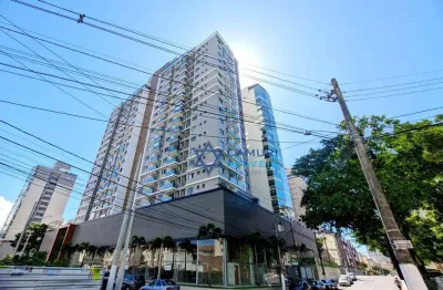 Apartamento com 1 dormitório à venda, 41 m² por r$ 550.000,00 - itapuã - vila velha/es