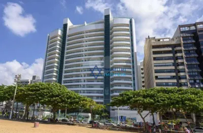 Frente mar 4 suítes à venda, 241 m² por r$ 5.694.400 - praia de itapoã - vila velha/es