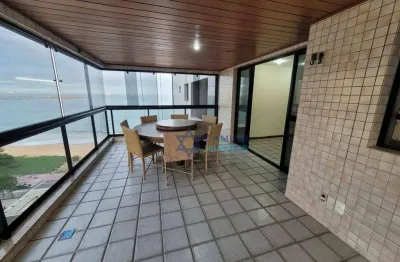 Apartamento com 4 dormitórios à venda, 190 m² por r$ 2.090.000,00 - praia de itaparica - vila velha/es
