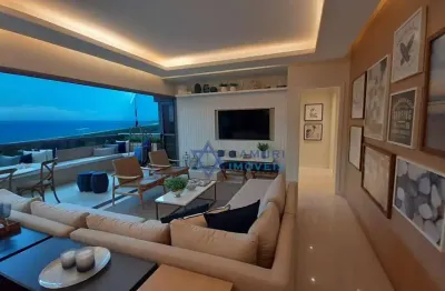 Apartamento com 4 dormitórios sendo 4 suítes à venda, 188,25 m²  na praia de itaparica- vila velha/es