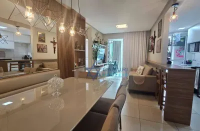 Apartamento com 2 dormitórios à venda, 65 m² por r$ 710.000,00 - praia de itaparica - vila velha/es
