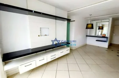 Apartamento com 2 dormitórios para alugar, 90 m² por r$ 4.343,00/ano - praia da costa - vila velha/es