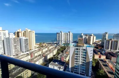 Cobertura vista mar 2 quartos suíte, lazer à venda, 124 m² por r$ 1.550.000 - itapuã - vila velha/es