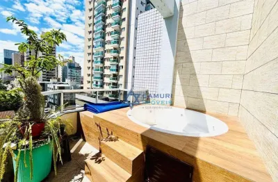 Cobertura dúplex com 3 dormitórios à venda, 202 m² por r$ 1.050.000 - itapuã - vila velha/es
