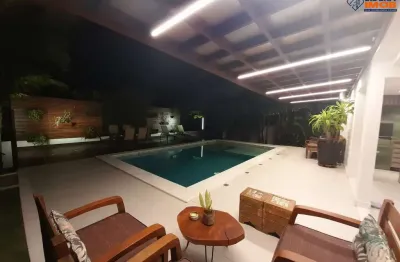 Casa duplex para venda no cond alphaville litoral norte 1, vila de abrantes, camaçari, 5 suítes, 1 sala, 8 banheiros, 4 vagas, 290m² área total.
