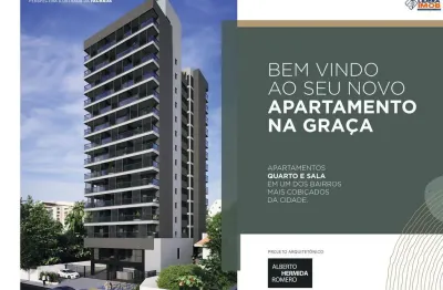 Apartamento residencial para venda no condomínio house graça, salvador 1 quarto, 1 sala, 1 banheiro, 1 vaga 23,15 m² área total.
