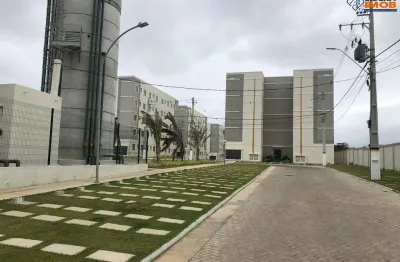 Apartamento residencial para venda em condomínio fechado, alphaville (abrantes), camaçari, 2 quartos, 1 sala, 1 banheiro, 1 vaga, 60m² área total.