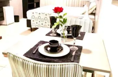 Apartamento no centro, mobiliado, 1 quarto, garagem coberta, para locação, no executive hotel, em feira de santana.
