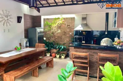 Casa para venda, 3 suítes, 2 vagas de garagem, em condomínio fechado, no sobradinho, em feira de santana, 260m² área total.