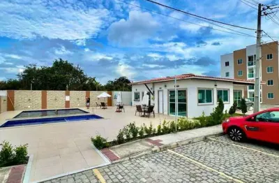 Apartamento residencial para venda em condominio fechado no sim, feira de santana, 2 quartos, 1 sala, 1 banheiro, 1 vaga