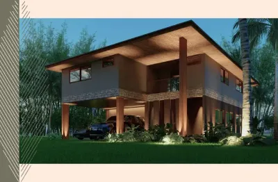 Casa residencial para venda em ponta de inhambupe baixio, esplanada, 4 suítes, 2 salas, 7 banheiros, 2 vagas, 765,65 m² área total