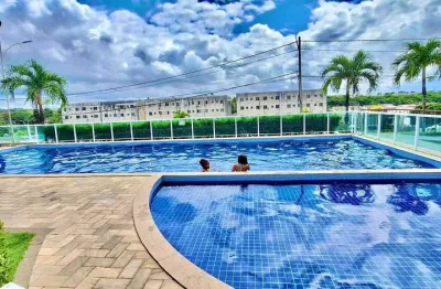 Apartamento residencial para venda em condomínio fechado, boa união (abrantes), camaçari, 2 quartos, 1 sala, 1 banheiro, 1 vaga, 50m² área total.