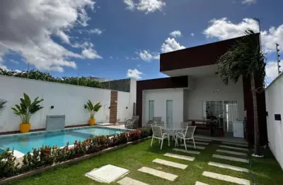 Casa residencial para venda em condominio fechado, linha verde, camaçari, 3 quartos, sendo 1 suíte, 1 sala, 3 banheiros, 2 vagas 300m² área total