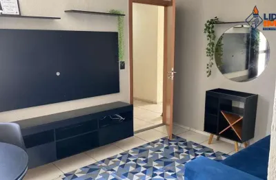 Apartamento residencial para locação em condomínio fechado, sim, feira de santana, 2 dormitórios, 1 sala, 1 banheiro, 1 vaga, 48m² área total.