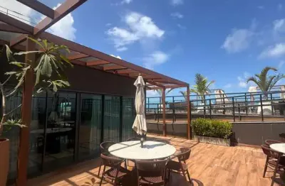 Studio mobiliado para venda, em condominio fechado, pituba, salvador, 1 quarto, 1 sala, 1 banheiro, 1 vaga 30,25 m² área total