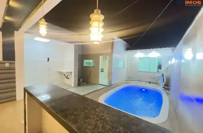Casa residencial para venda no condomínio terra nova 1, sim, feira de santana, piscina, 2 quartos, 1 suíte, 2 salas, 3 banheiros, 2 vagas, 145m² área