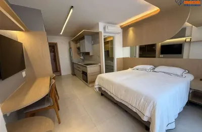 Apartamento studio mobiliado residencial para venda condomínio fechado, caminho das árvores, salvador, 1 quarto, 1 banheiro, 1 vaga 25m² área