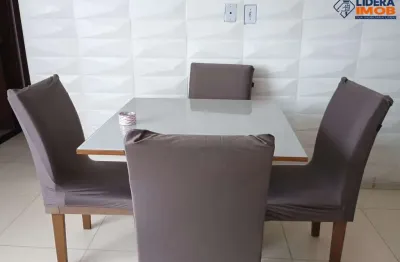 Apartamento residencial para locação em condomínio fechado, caseb, feira de santana, mobiliado, 2 dormitórios, 1 sala, 1 banheiro, 1 vaga, 40² área to