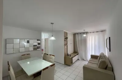 Apartamento mobiliado para locação no condomínio villa das flores, muchila, feira de santana, mobiliado, 3 quartos, 1 sala, 1 banheiro, 1 vaga