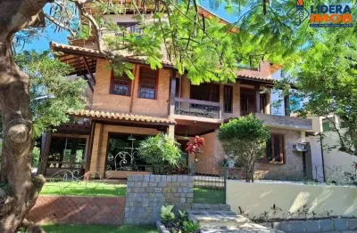 Casa residencial para venda em condominio fechado, piatã, salvador, 5 suítes, 3 salas, 5 banheiros,1 lavabo, 2 vagas 600 m² área total