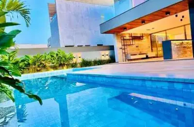 Casa residencial para venda em condominio fechado, sim, feira de santana, piscina, 3 suítes, 2 salas, 4 banheiros, 6 vagas, 525m² área total.