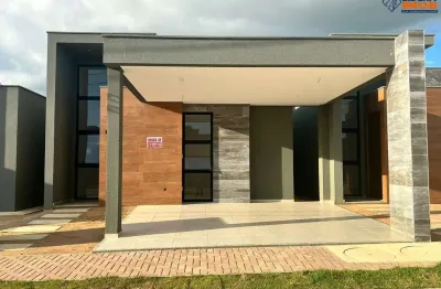 Casa residencial para venda no condomínio jardim brasil, sim, feira de santana 3 quartos, 1 sala, 1 banheiro, 2 vagas , 100,00 m² área total.