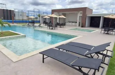 Casa residencial para venda condomínio fendi design residence, sim, feira de santana, 2 quartos, 1 suíte, 1 sala, 2 banheiros, 1 vaga, 144m² área tota