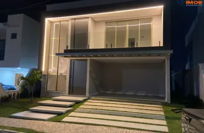 Casa residencial para venda no condomínio amarílis, papagaio, feira de santana, 4 suítes, 2 salas, 5 banheiros, 4 vagas, 252m² área total.