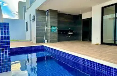 Casa residencial para venda em condominio fechado, papagaio, feira de santana, 4 suítes, 1 sala, 5 banheiros, 3 vagas, 252m² área total.