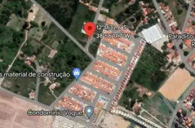 Terreno residencial para venda em rua pública, papagaio, feira de santana, 520,00 m² total área total.