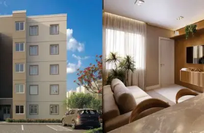 Apartamento residencial para venda em condomínio fechado, papagaio, feira de santana, 2 quartos, 1 sala, 1 banheiro, 1 vaga, 36,30 m² área total.